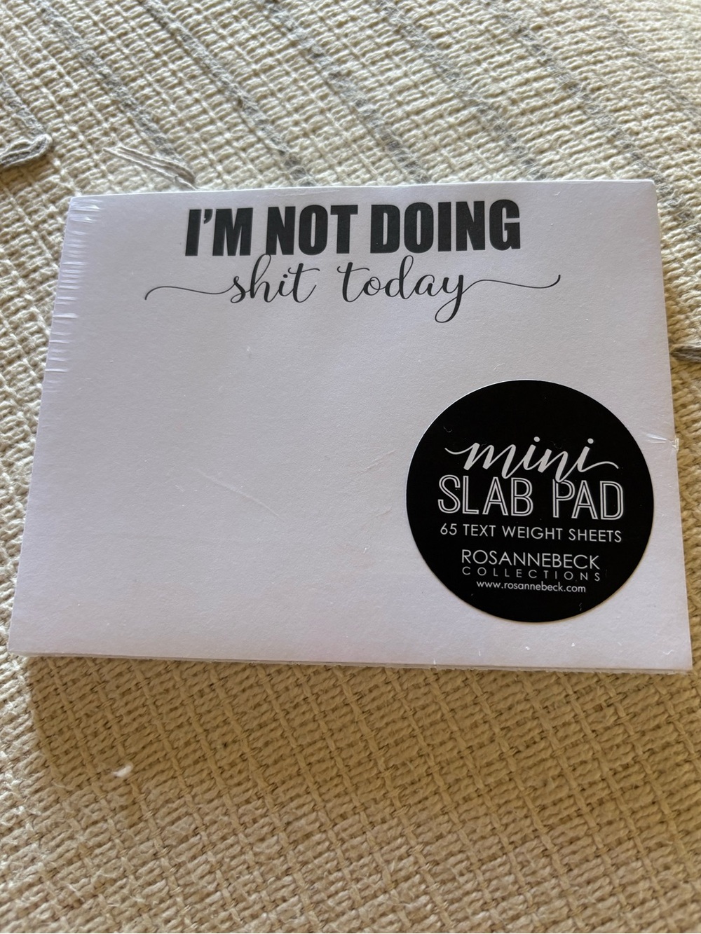 Roseanne Beck Collections Mini Slab Notepad